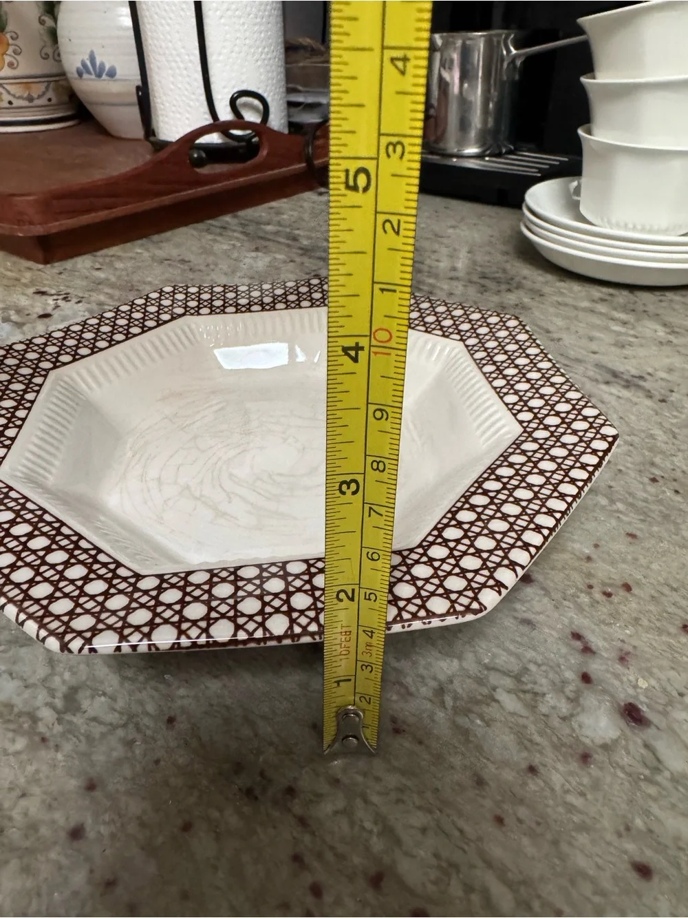 Independence Ironstone “Cane Brown”Bread and Butter plate